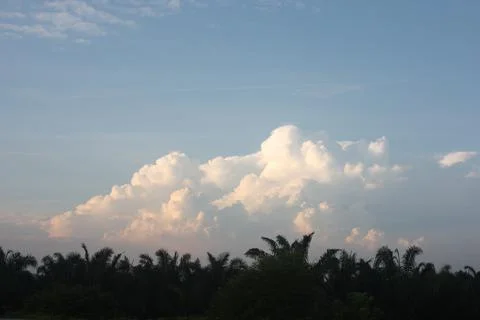 The clouds in the sky Stock Photos