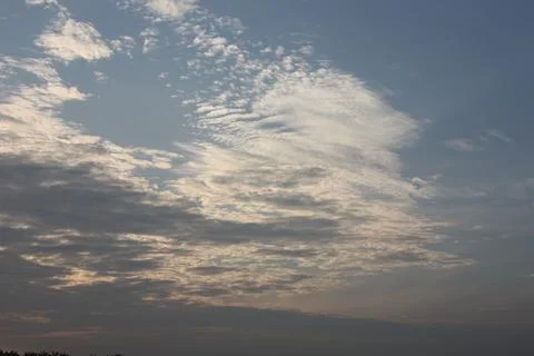 The clouds in the sky Stock Photos