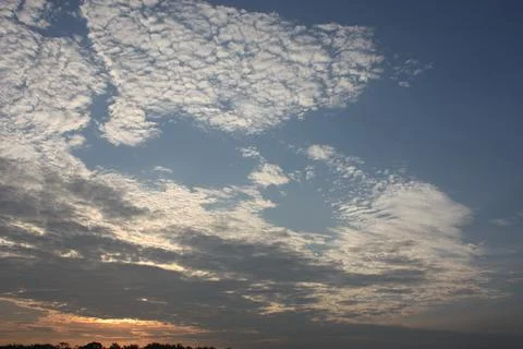 The clouds in the sky Stock Photos