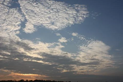 The clouds in the sky Stock Photos