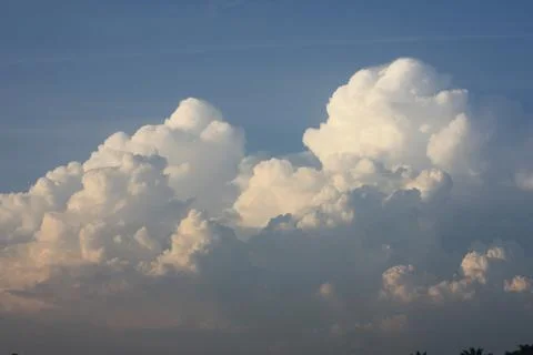 The clouds in the sky Stock Photos