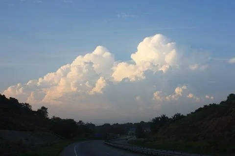 The clouds in the sky Stock Photos