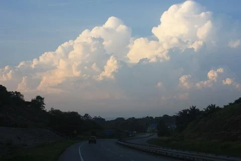 The clouds in the sky Stock Photos