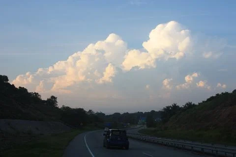 The clouds in the sky Stock Photos