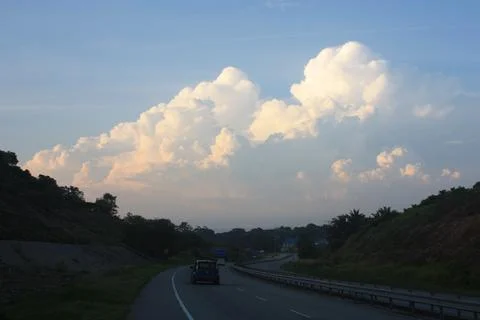 The clouds in the sky Stock Photos