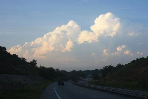 The clouds in the sky Stock Photos