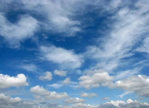 Clouds in the sky Stock Photos