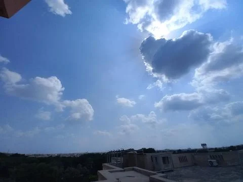 Clouds in the sky Stock Photos