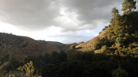 Clouds in the sky before the rain. Dramatic cloudscape area. Stockbeeldmateriaal 127841991