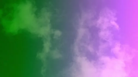 Clouds in the sky with a rainbow background Stock Footage 302677407