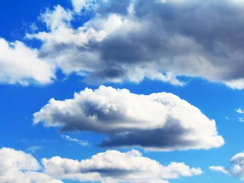 Clouds in the sky - Romania 库存照片