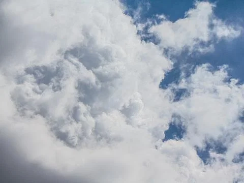 Clouds in the sky in Romania 库存照片
