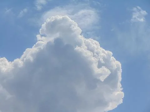 Clouds in the sky in Romania Fotos Stock