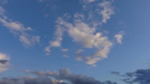 Clouds in the sky. Shooting of Time lapse.	 Stock-Footage 125085769