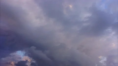 Clouds in the sky. Shooting of time lapse. Stock Footage 131885595