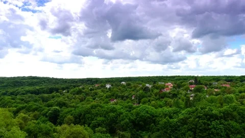 Clouds in the sky. Shooting of time lapse. Stock-Footage 155453379