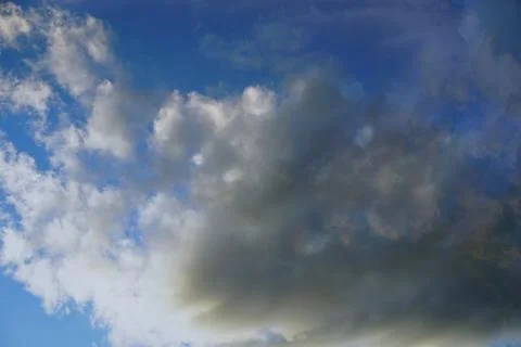 Clouds in the sky on a spring afternoon Stock Photos