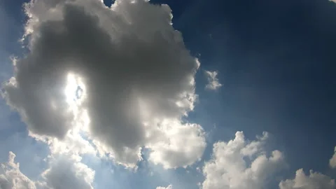 Clouds in the sky. Sunny day. Stock Footage 153738292