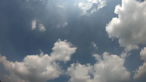 Clouds in the sky. Sunny day. Stock Footage 153738724