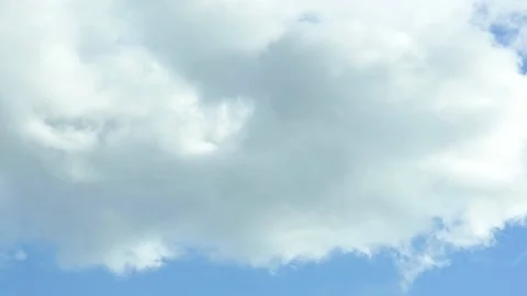 Clouds in the sky on a sunny day passing quietly by. Stock Footage 155174770