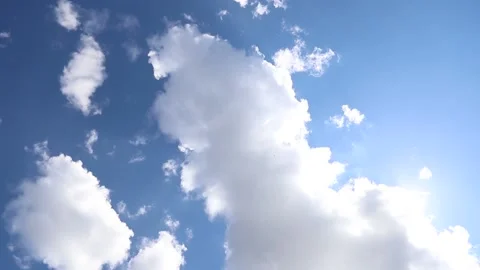 Clouds in the sky in Sunny weather Stock Footage 146574185