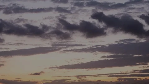Clouds in a Sky at Sunset (time lapse) Stock Footage 117053911