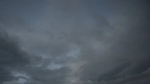 Clouds In The Sky At Sunset, Time Lapse Stock Footage 150449241