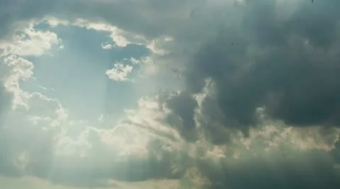 Clouds in the sky Time Lapse 6 Stock Footage 11498345