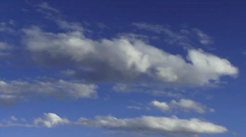 Clouds in sky time lapse Stock Footage 268070