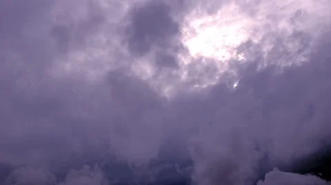 Clouds on sky, time lapse Stock Footage 54767741