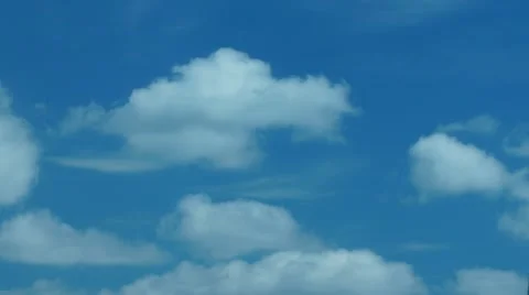 Clouds Sky Time Lapse Stock Footage 64592967