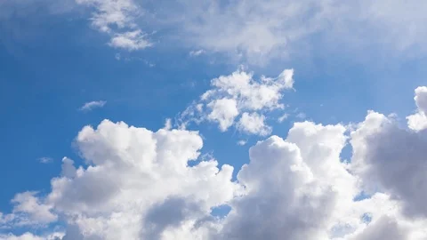 Clouds in the sky time lapse Stock Footage 127156932