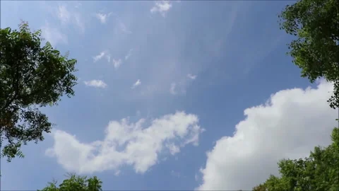 Clouds on sky, time lapse Vídeos de archivo 153857667