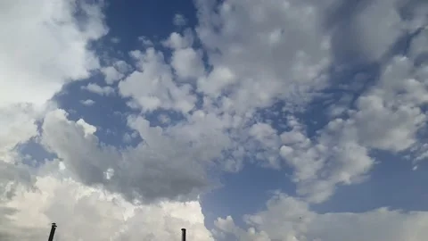 Clouds in the sky time lapse 動画素材 196006285
