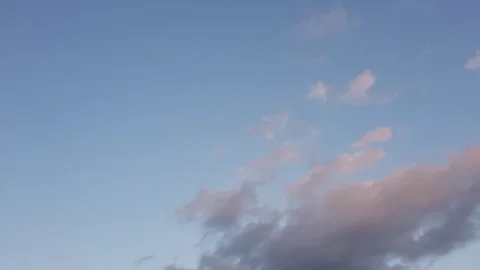 Clouds in the sky time lapse Stock Footage 269967610