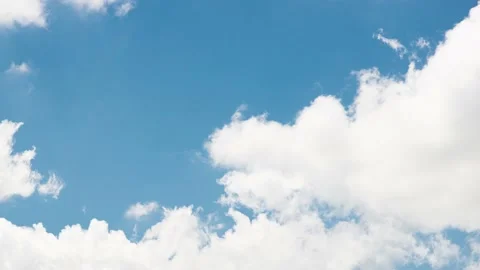 Clouds in the sky - Time lapse video background - 4K 30p Stock Footage 130869738