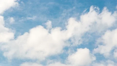 Clouds in the sky - Time lapse video background - 4K 30p Stock Footage 130870268
