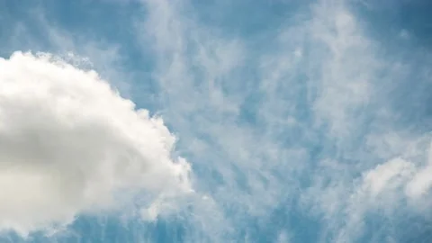 Clouds in the sky - Time lapse video background - 4K 30p Stock Footage 130870330