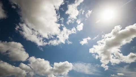 Clouds in the sky - Time lapse video background - 4K 30p Stock Footage 130871043