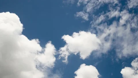 Clouds in the sky - Time lapse video background Stock Footage 192892697