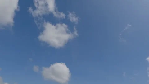 Clouds in the sky timelapse Stock Footage 257638336