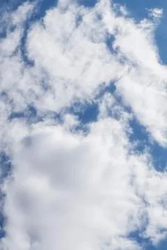 The clouds. Sky. Wallpaper - decor. Floating clouds in the blue sky Stock Photos