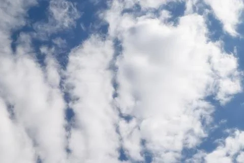 The clouds. Sky. Wallpaper - decor. Floating clouds in the blue sky Stock Photos