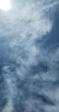 The clouds in the sky were cloudy Foto stock