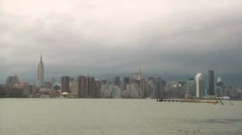 CLOUDS SKYLINE TL1 Stock Footage 8897206