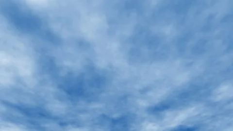 Clouds slowly fly from left to right. Stock Footage 110885879