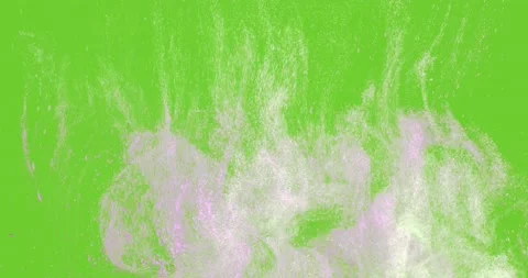 Clouds of small gas bubbles slowly move through the colored liquid. 스톡 동영상 144985756