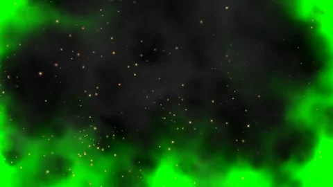 Clouds of smoke and sparks on green screen Stock Footage 80403622