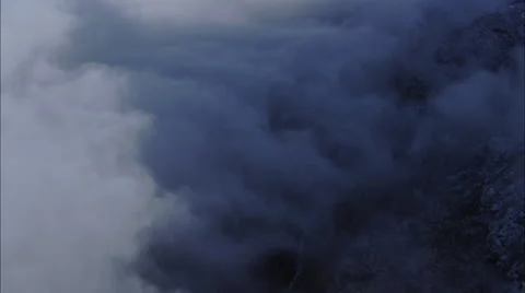 Clouds Snow Mountains Stock Footage 44680272