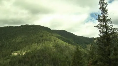 Clouds Snowbowl Stock Footage 10886742